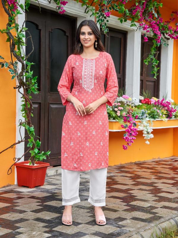 Tips And Tops Satrangi Vol 3 Rayon Fancy Kurti With Bottom Collection